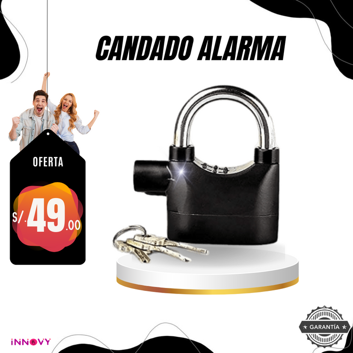 Candado alarma